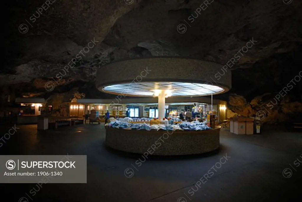 Underground Souvenir shop Carlsbad Caverns New Mexico