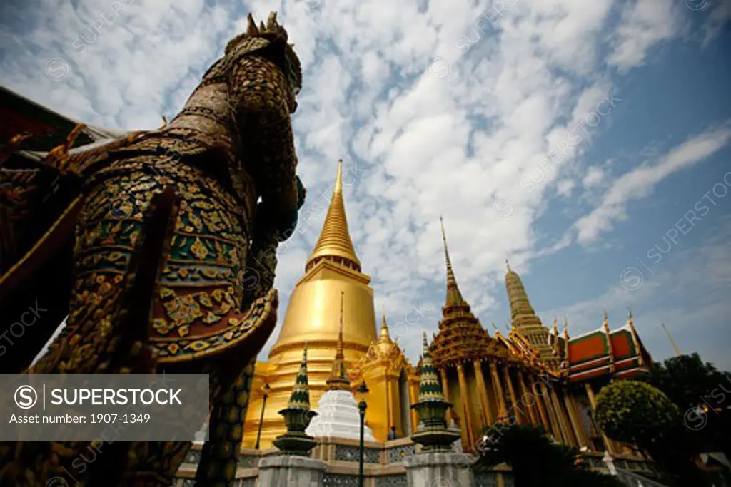 Wat Phra Kaeo temple in Bangkok