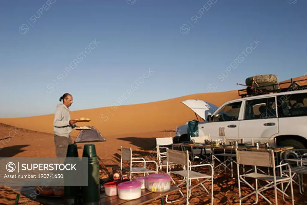 Night tented camp in the Dongola desert