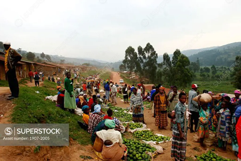 The Bukanga market in the west of Uganda