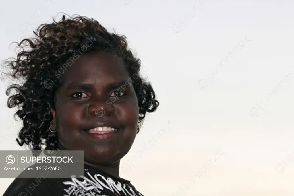 An aborigenal child in the Arnehm territories  Northern Territories  Australia