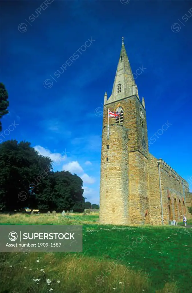 Brixworth Saxon Church near Northampton Northamptonshire England UK United Kingdom Great Britain British Isles Europe EU