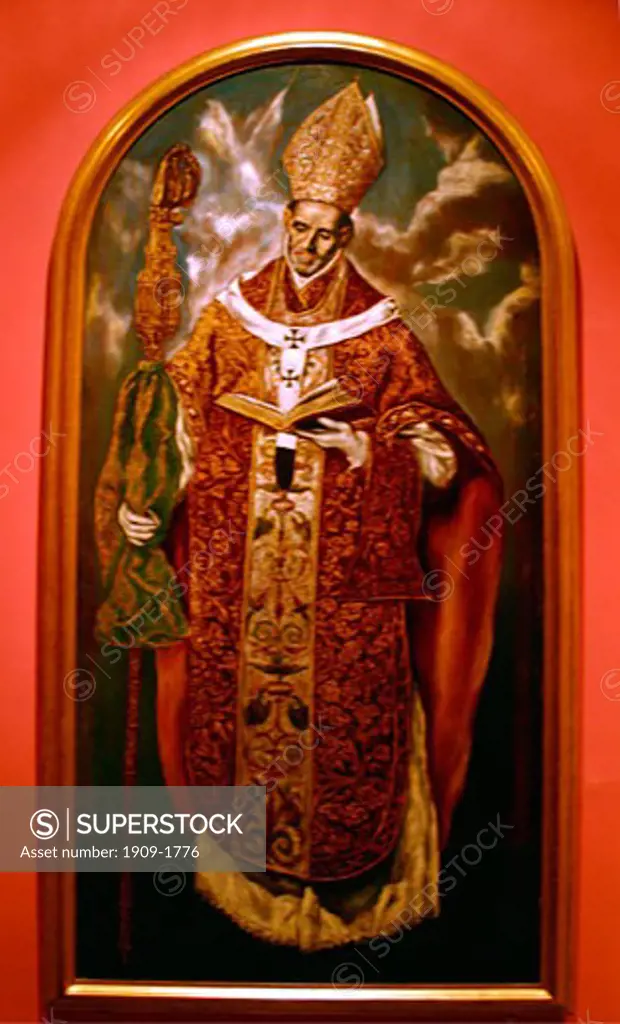 St Ildefonso by El Greco Domenico Theotocopuli 1541 1614 Spain Espana Europe EU