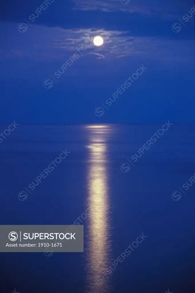 Moonrise over Mediterranean waters Lipari Lipari is the largest of a chain of seven islands in a volcanic archipelago that straddles the gap between Vesuvius and Etna ITALY Aeolian Islands Lipari