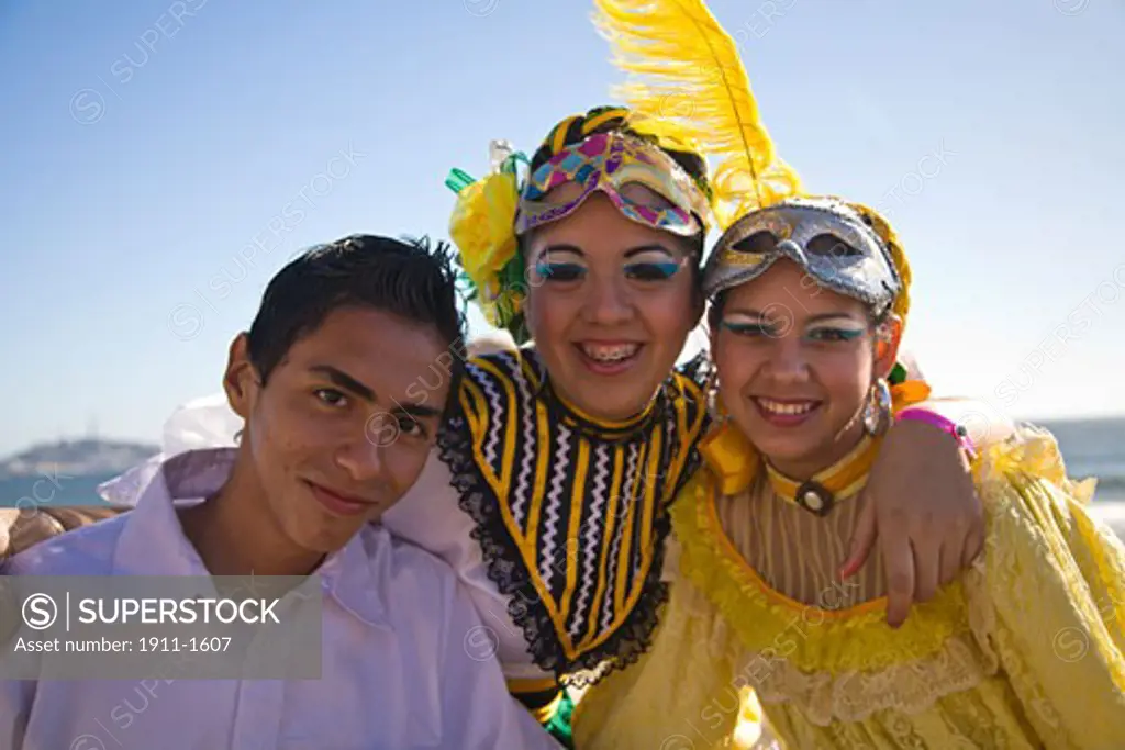 Carnival Mazatlan  one of North Americas largest Carnival Celebration  Mazatlan  Sinaloa State  Mexico