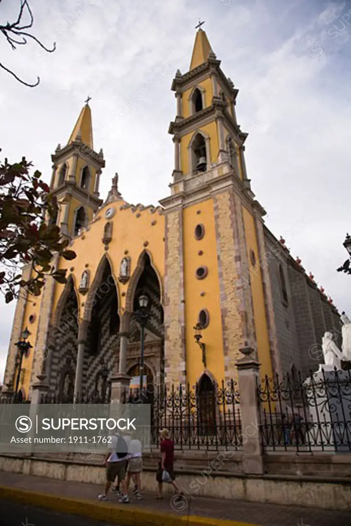 Cathedral of Immaculate Conception  built in 1846  Historic District  Old Mazatlan  Sinaloa State  Mexico