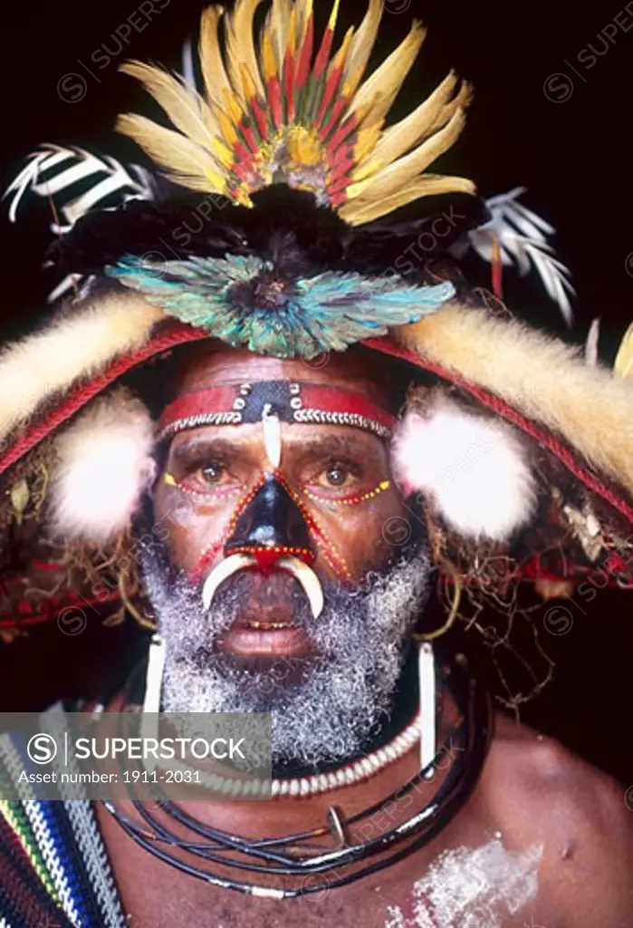 Witch Doctor  Tari Highlands  PNG