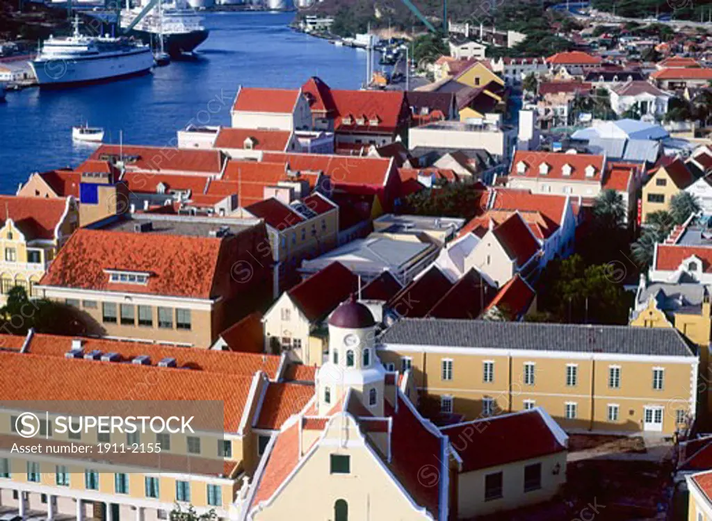Downtown Willemstad  Cruise Ship Terminal  Curacao