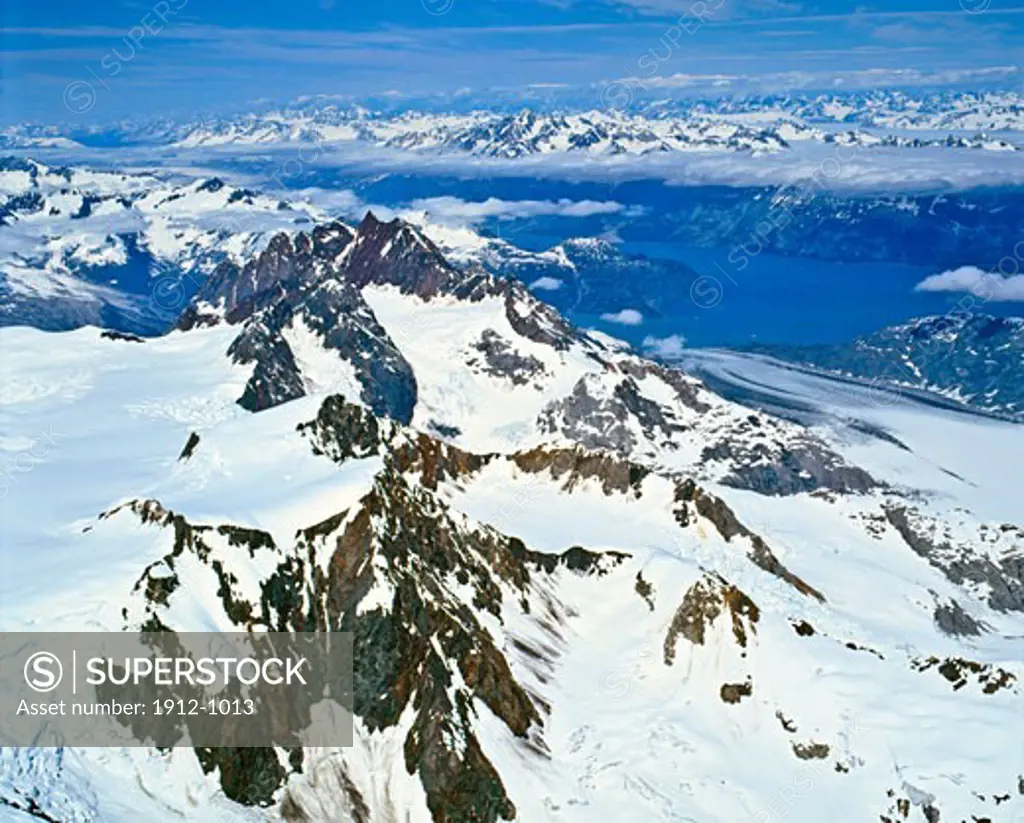 Fairweather Range and Glacier Bay  Glacier Bay National Park and Preserve  Alaska
