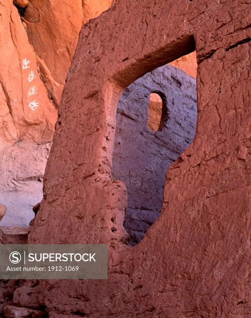 Windows at Inscription House  Navajo National Monument  Arizona
