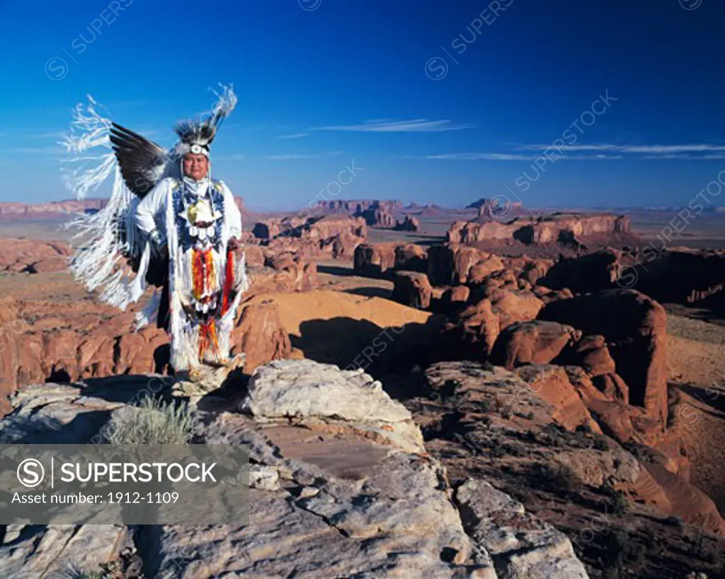 Ron Atine - Dineh Guide  Dancer  Monument Valley  Arizona  Utah