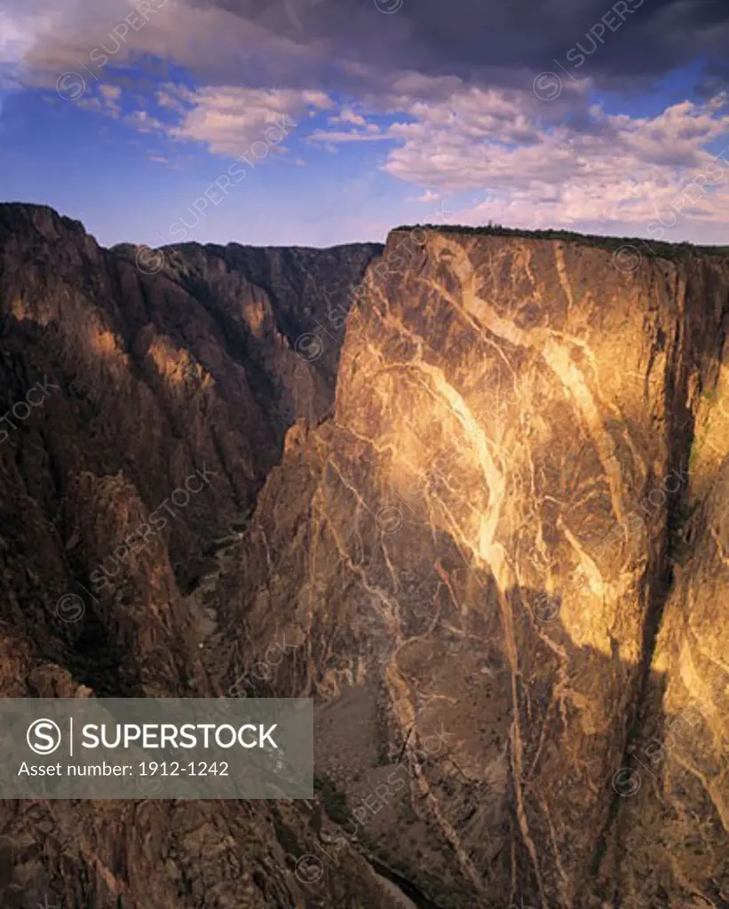 The Painted Wall  Black Canyon of the Gunnison National Park  Colorado