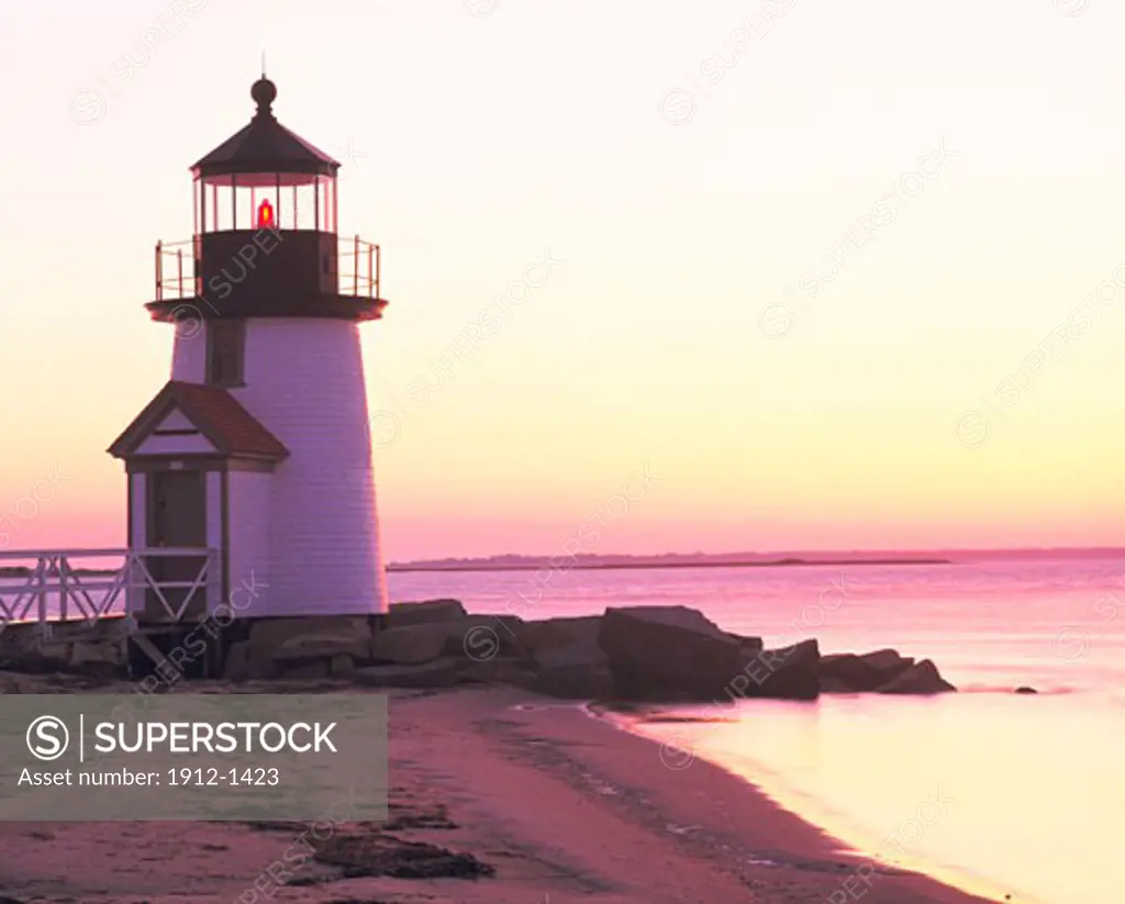 Brant Point Lighthouse  Nantucket Island  Massachusetts