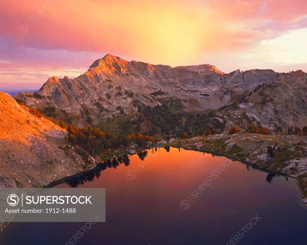 Liberty Lake  Lake Peak  Ruby Range  Great Basin Range near Elko  Humbolt National Forest  Nevada