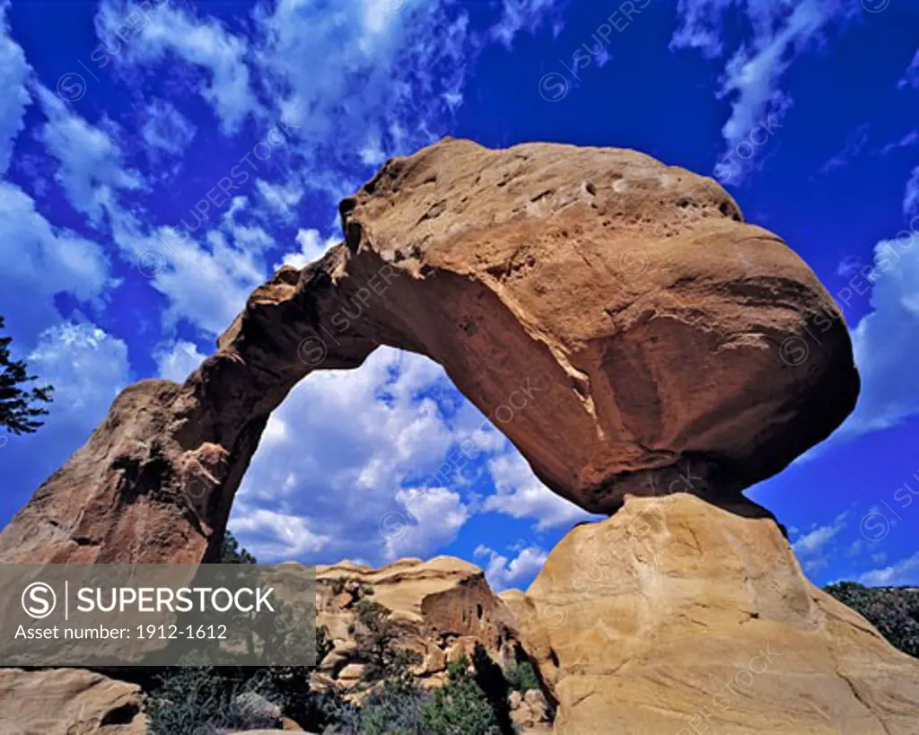 Natural Arch  Colorado Plateau  New Mexico