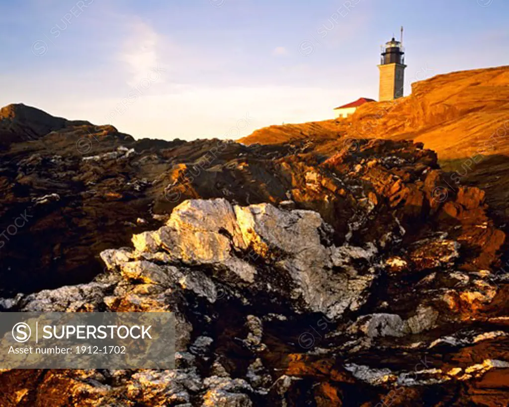 Rocks at Beavertail Light  Beavertail Lighthouse State Park  Rhode Island