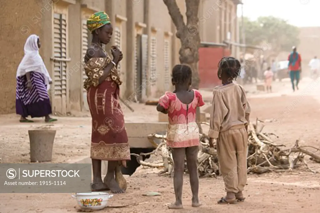 Children in Djenne Djenne Mali