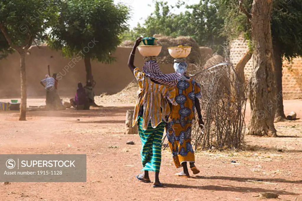 Two Women Outskirts of Djenne Mali