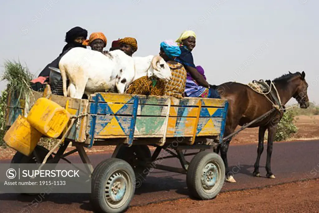 Carriage Outskirts of Djenne Mali