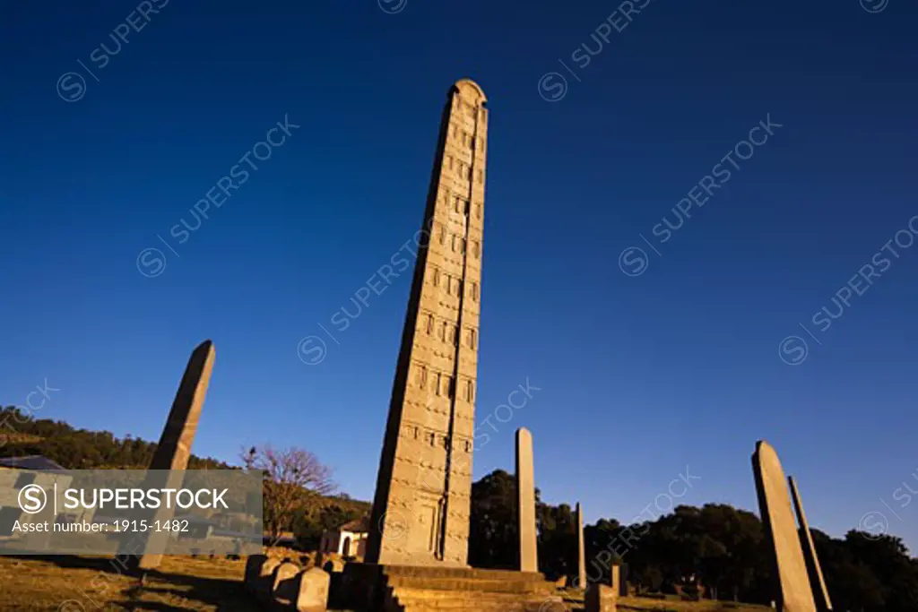 Obelisk in the Morning Sun Axum Ethiopia