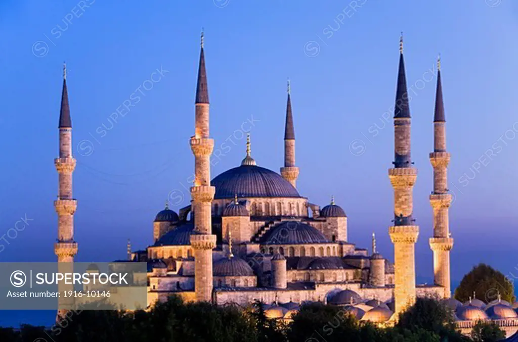 Mosque Sultan Ahmet (Blue Mosque). Istanbul. Turkey