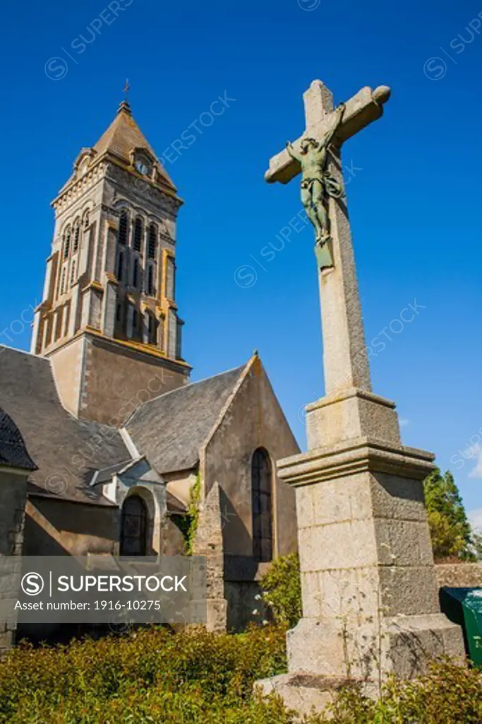 Saint Philbert Church, Noirmoutier en L'í®le, Noirmoutier island, La Vendée, Pays de la Loire, France