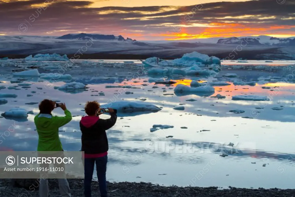 Jokulsarlon glacial lake. Iceland.
