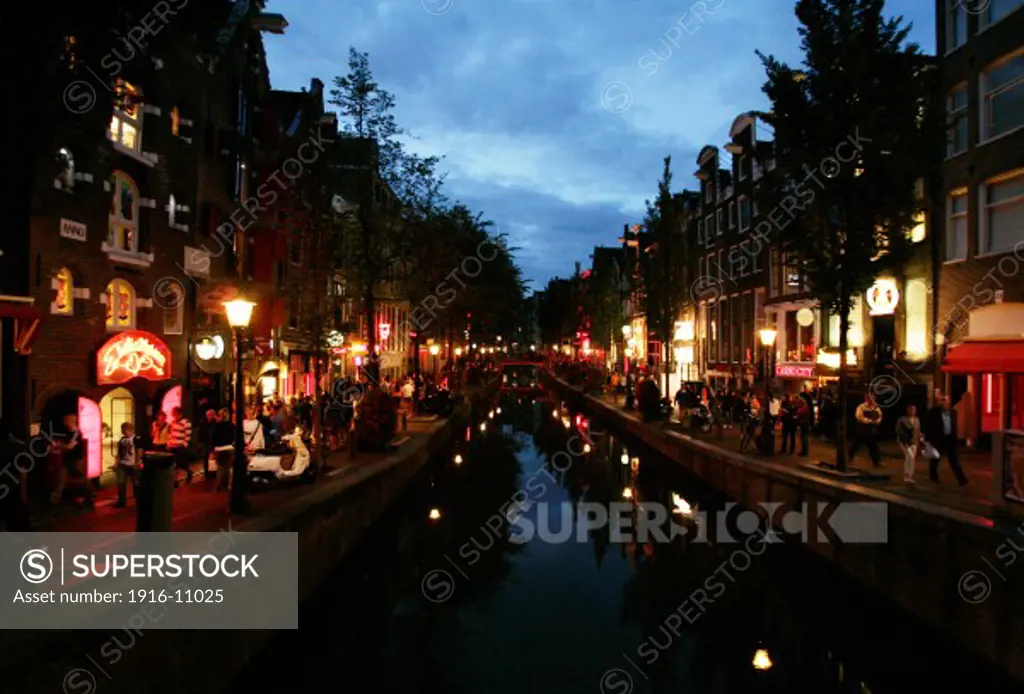 Red Light District in Amsterdam