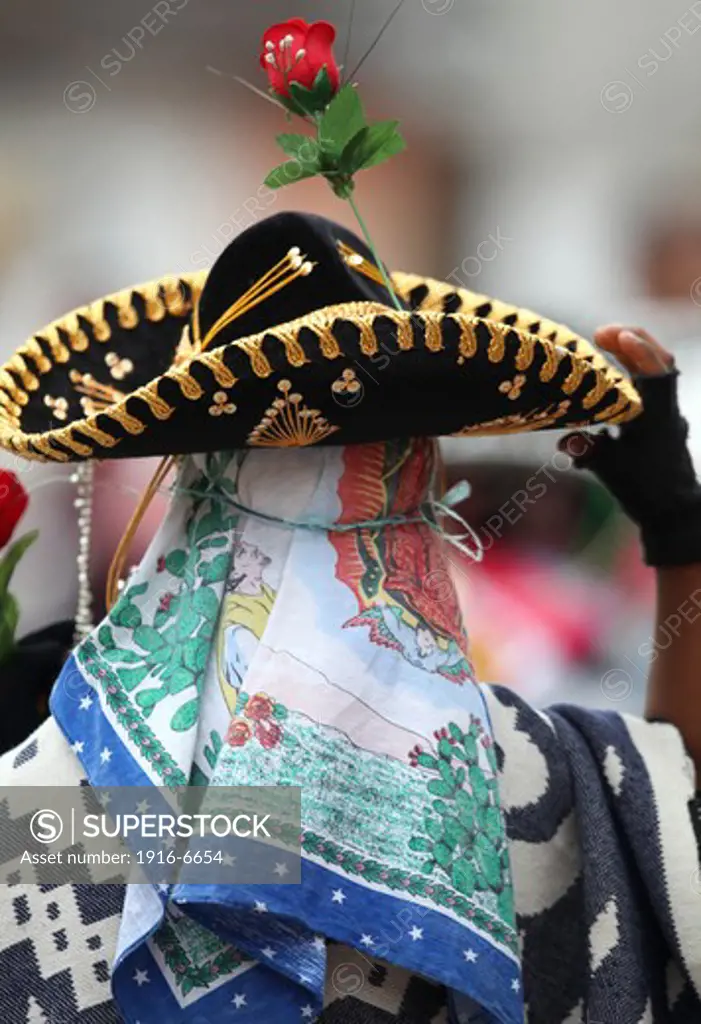 Mexico, Chiapas, Las Rosas, Carnival in indigenous Tzeltal village