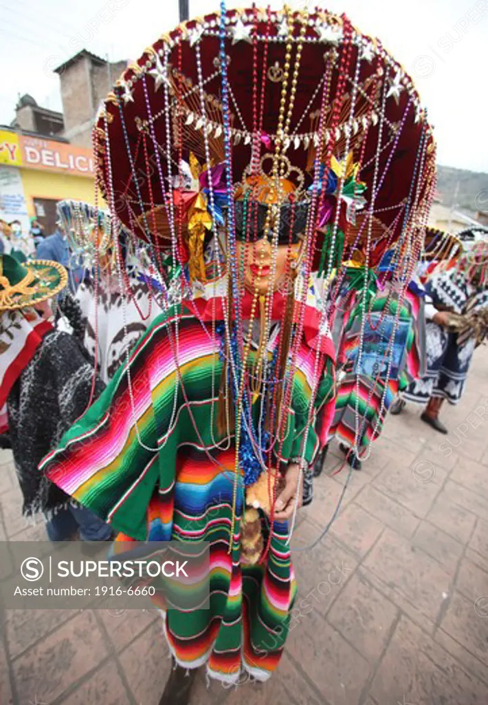 Mexico, Chiapas, Las Rosas, Carnival in indigenous Tzeltal village