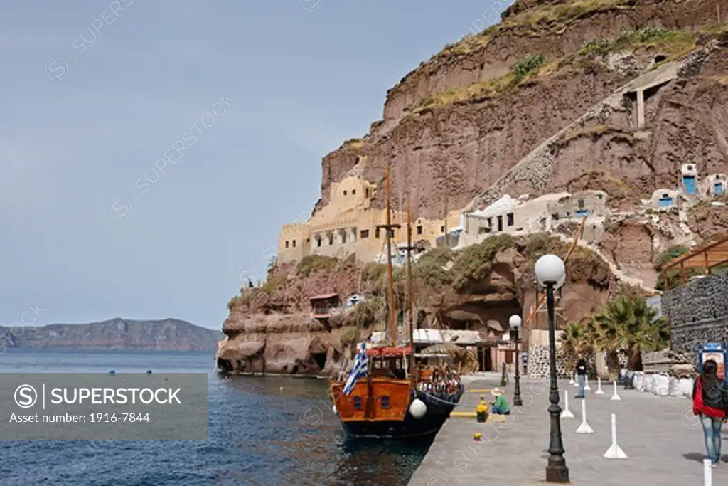 Greece, Santorini, Fira, Port