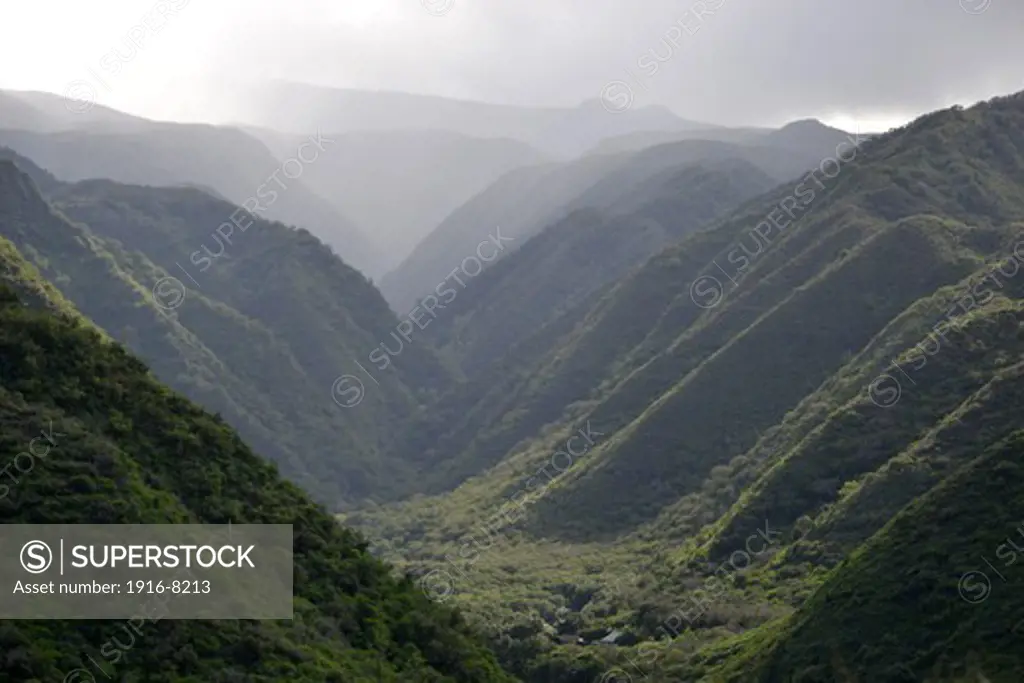 Kahakuloa valley, West Maui, Hawaii, USA