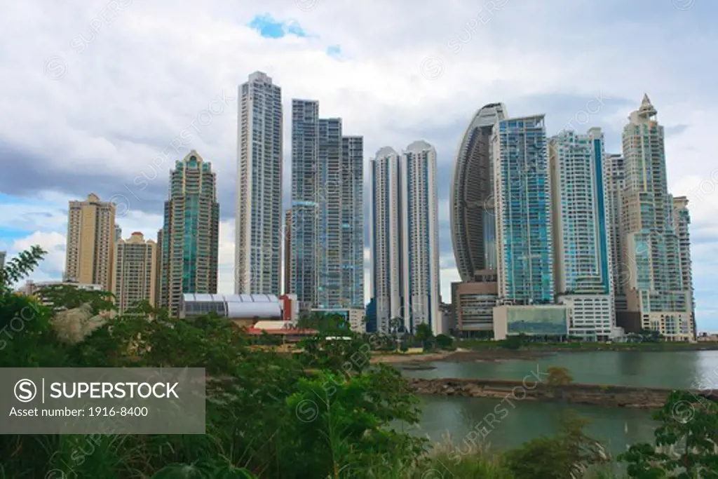 View of some buildings in Panama Panama City
