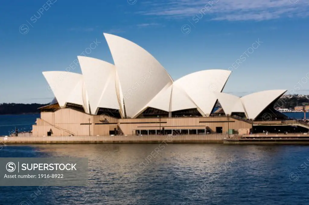 A view of the Sydney Opera House in Sydney, New South Wales, Australia,