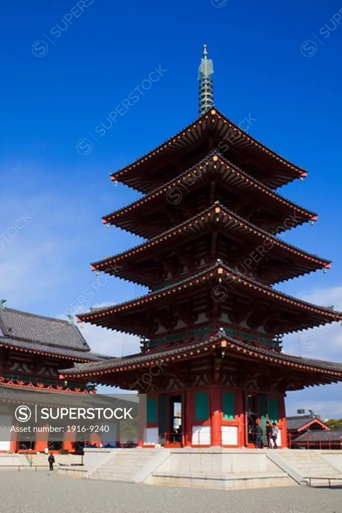 Shitennoji Temple,Osaka, Japan,Asia