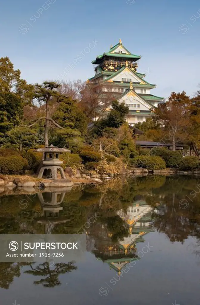 Osaka castle,Osaka, Japan,Asia