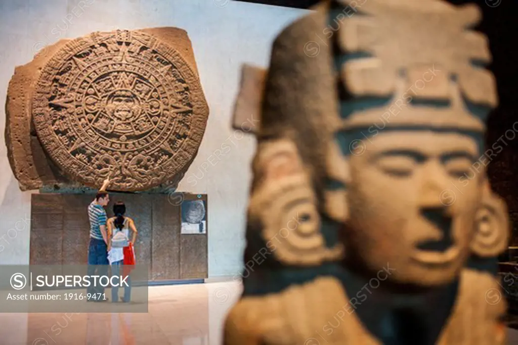 The Aztec Stone of the Sun, National Museum of Anthropology, Mexico City, Mexico