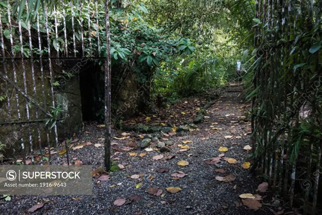 Main gate of former penitenciary colony, Gorgona island