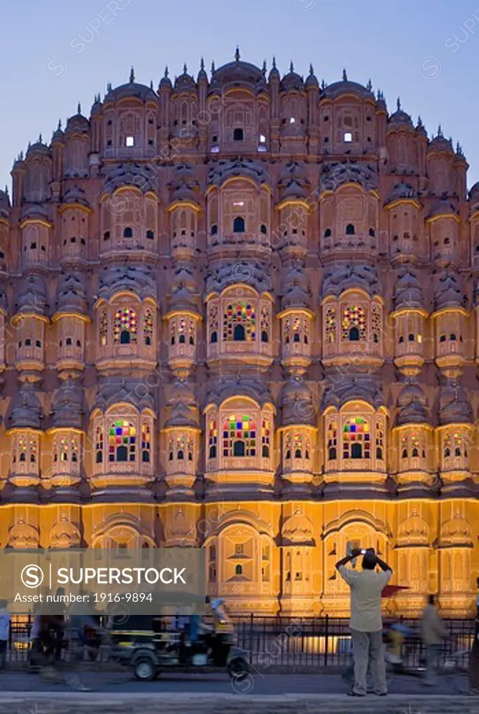 Hawa Mahal (Palace of Winds). Jaipur. Rajasthan, India
