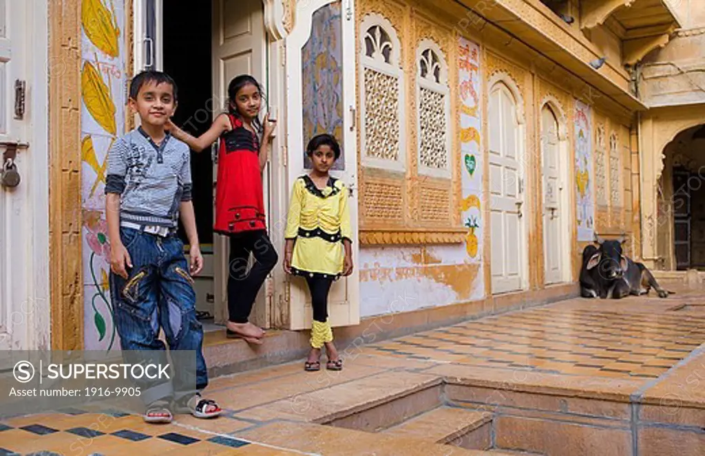 Children,Jaisalmer, Rajasthan, India