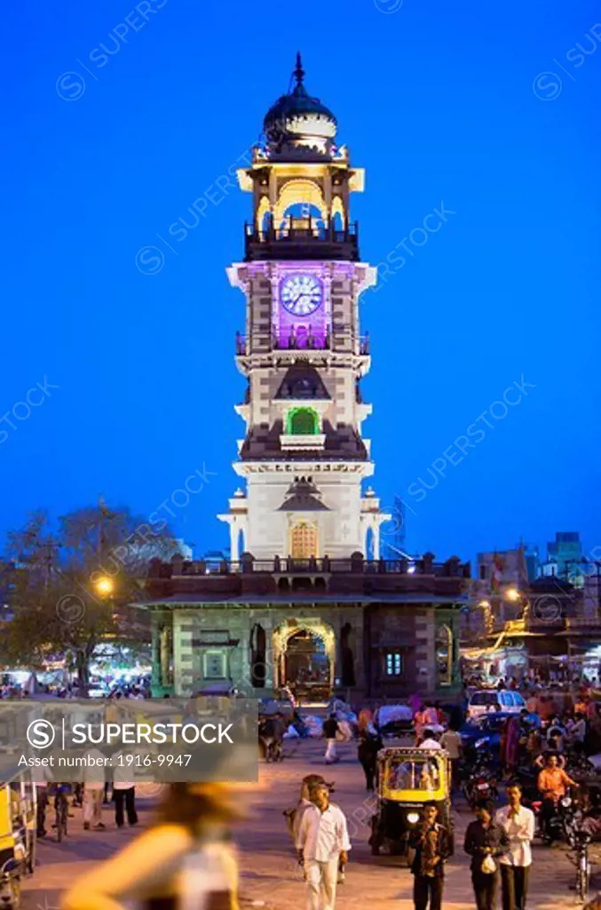 Sardar Market and clocktower,Jodhpur, Rajasthan, India