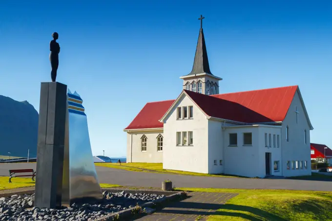 Church. Grundarfjordur. Iceland.