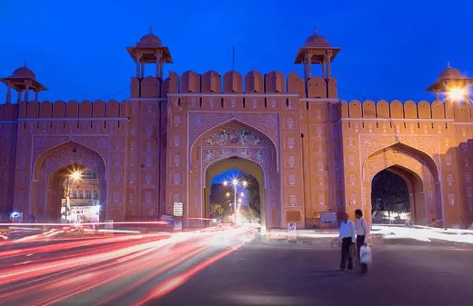 Ajmeri Gate. Jaipur. Rajasthan,India