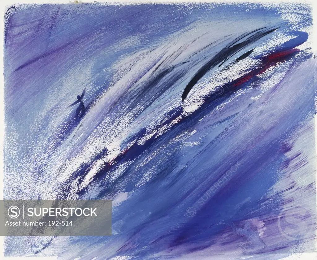 Surfer 1995 Diana Ong (b.1940 Chinese-American) Watercolor Private Collection