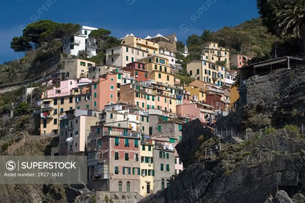 Village of Riomaggiore Cinque Terre  Italy