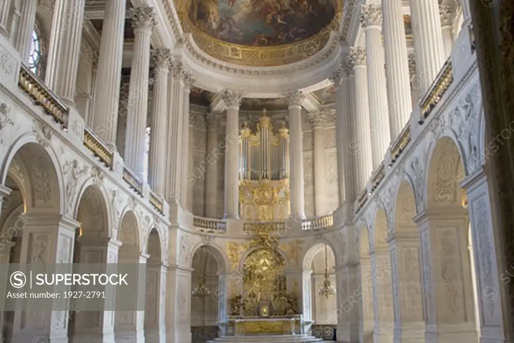 Royal Chapel in the Palace of Versailles Versailles France