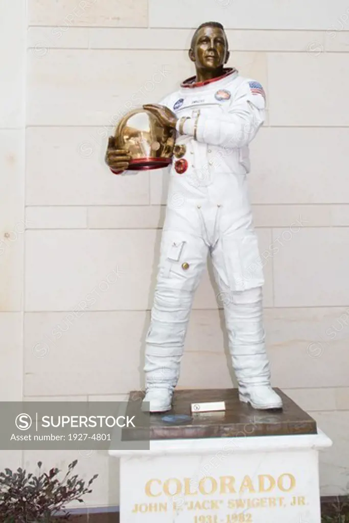 Statue of John Swigert, Jr.an astronaut, one of two for the state of Colorado in the United States Capital.Washington D.C.