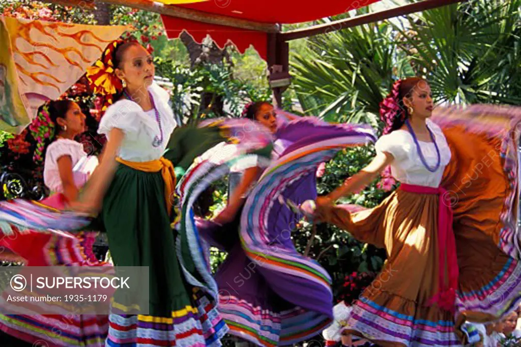 Hispanic dancers Tijuana Mexico