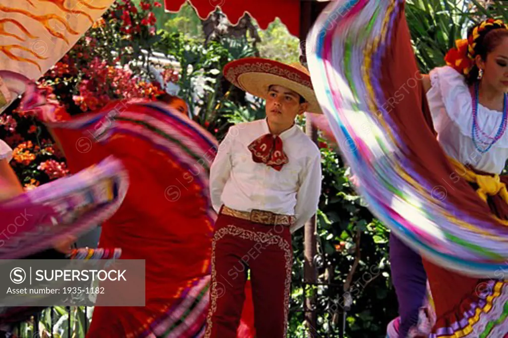 Hispanic dancers Tijuana Mexico