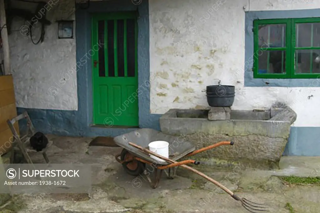 Agriculture tools in Roncudo  Galicia  Spain